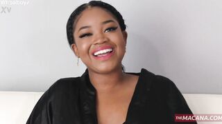 big butt black girl pussy gets filled by macana man big dick