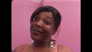 Mature ebony BBW double teamed