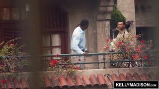 KELLY MADISON - Ebony BBW Maserati Cheats for White Dick